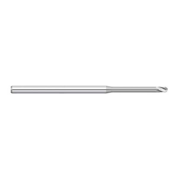 Kodiak Cutting Tools 0.015 3 Flute Long Reach Stub Flute Ball Nose Micro Carbide End Mill 5567062